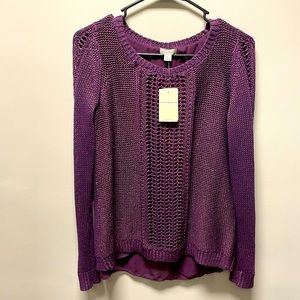 Lucky brand brand new pullover double layer